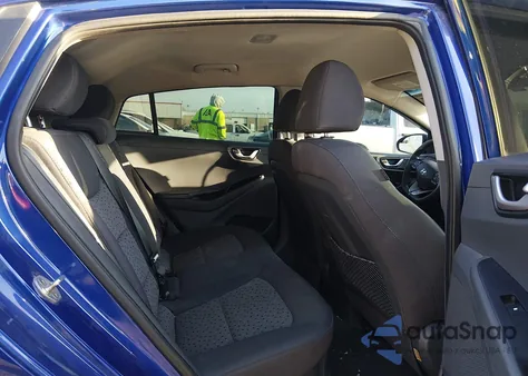 2019 Hyundai Ioniq Hybrid Blue из США, поврежденный, VIN KMHC65LC4KU110880